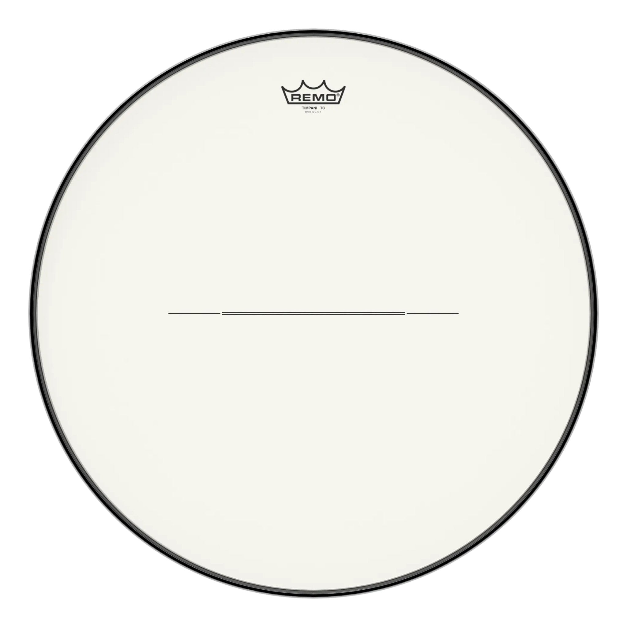23"-remo-tc-series-custom-hazy-timpani-head-with-low-profile-steel-insert-ring-TC-2300-LA