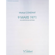 9 Mars 1971 by Marius Constant