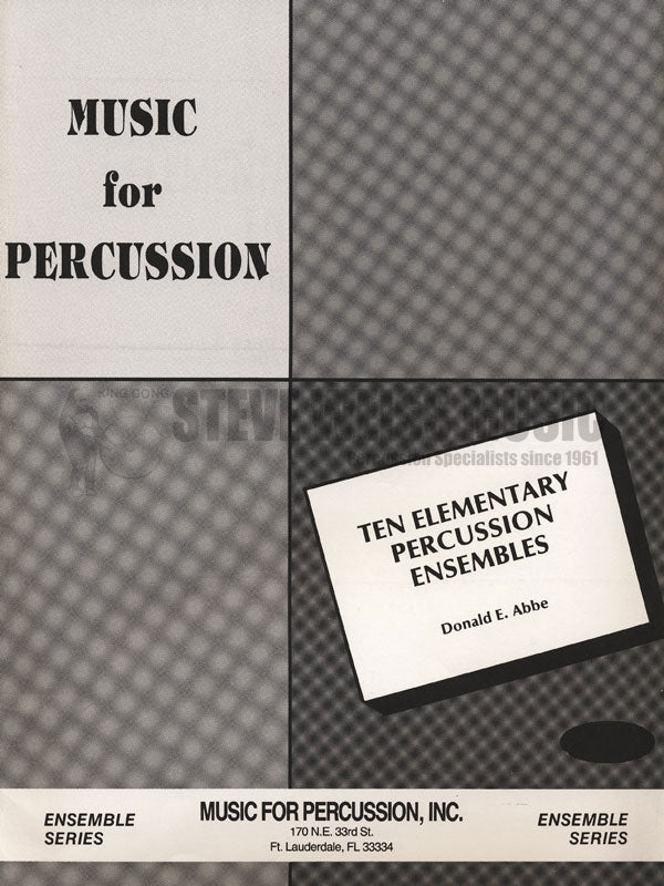Abbe-Ten Elementary Percussion Ensembles (S-n3)-P