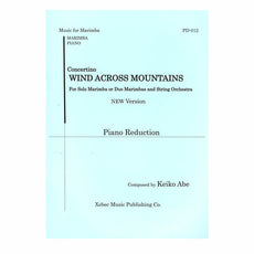 Abe-Concertino Wind Across Mountains for Marimba and String Orch. (Piano Reduction New Version)-1-2M/PN