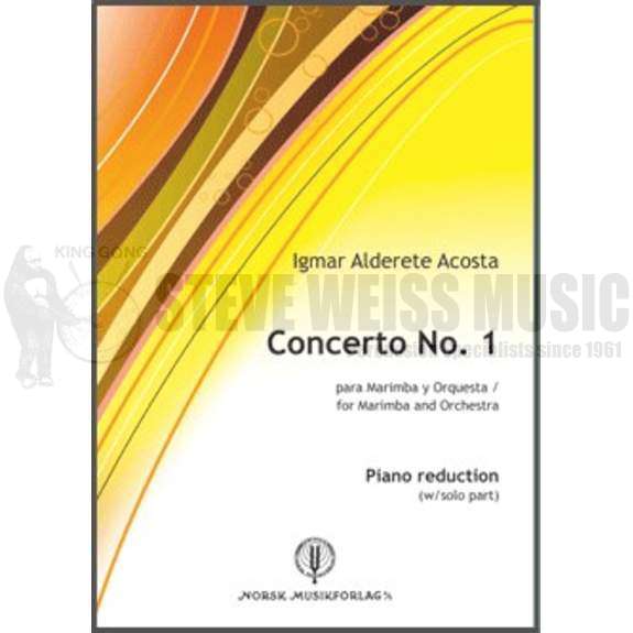 Acosta-Concerto No. 1 for Marimba and Orchestra (SP)-M/PN red.