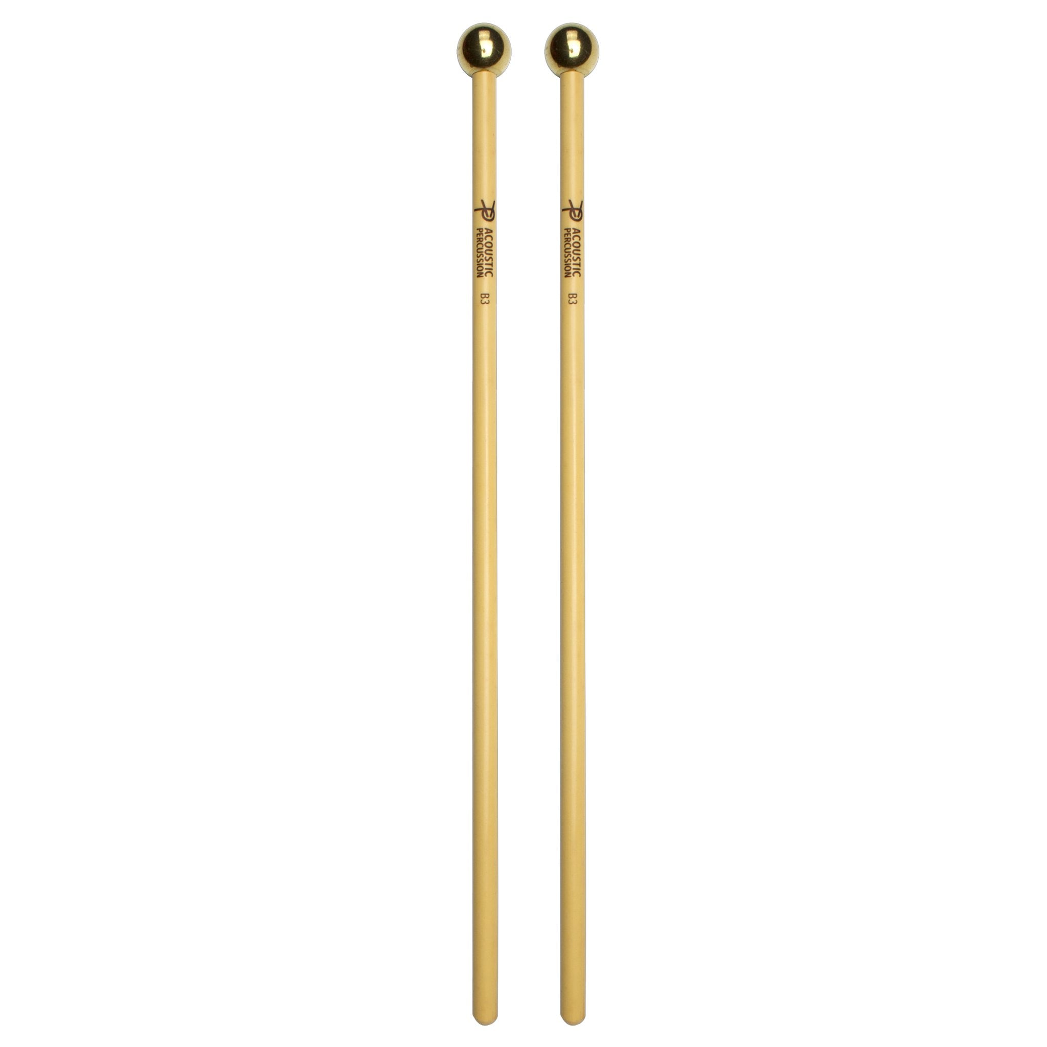 Acoustic Percussion Metallic Series B3 Glockenspiel Mallets - Rattan ACO-B3