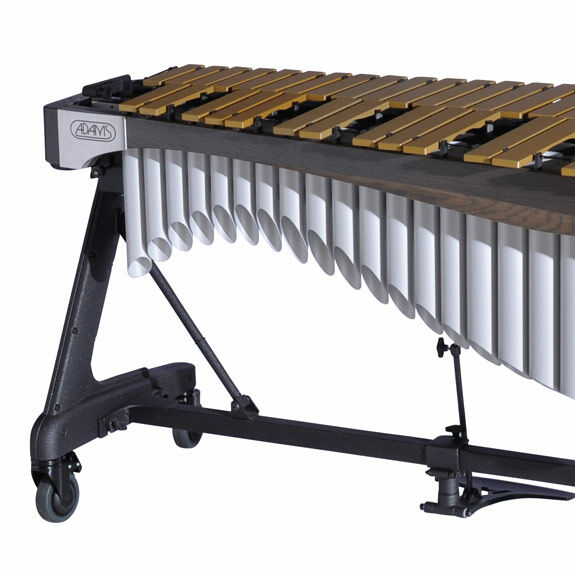 Adams Alpha Series 3.5 Octave Vibraphone, Gold Bars, w/Motor and Apex Frame Graphite Rails, Titanium Silver Resonators