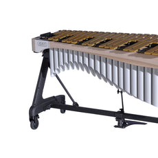 Adams Alpha Series 4.0 Octave Vibraphone, Gold Bars, w/Motor and Apex Frame White Wash Rails, Titanium Silver Resonators ADM-VAWA40G/9W5