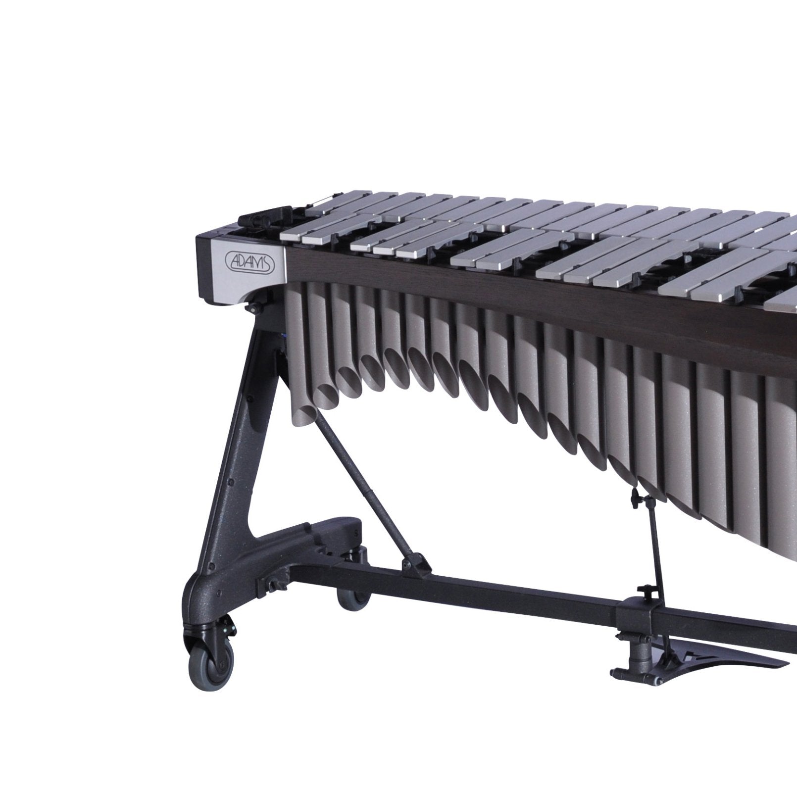 Adams Alpha Series 4.0 Octave Vibraphone, Silver Bars, w/Motor and Apex Frame Espresso, Desert Resonators ADM-VAWA40S/9E2