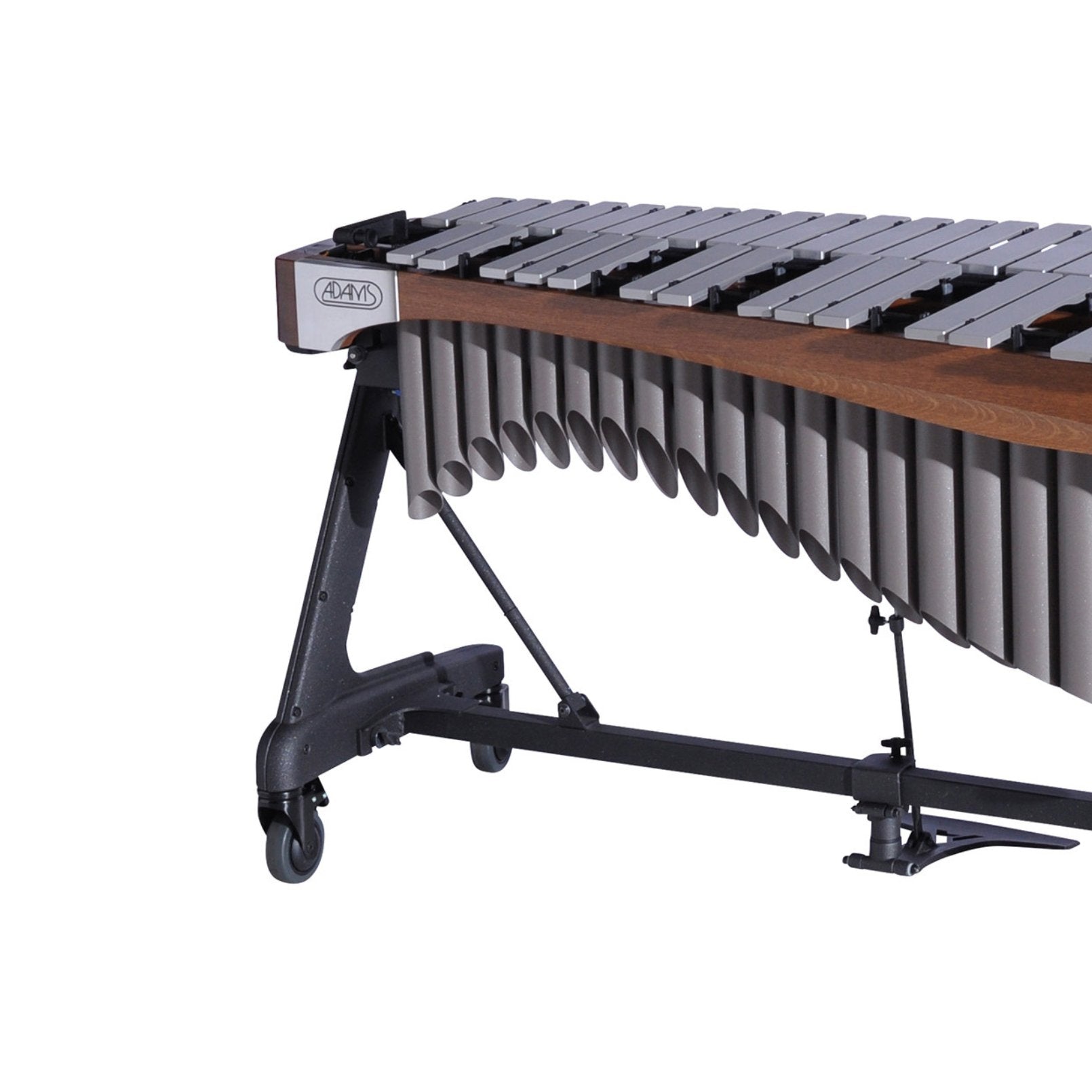 Adams Alpha Series 4.0 Octave Vibraphone, Silver Bars, w/Motor and Apex Frame Walnut Rails, Desert Resonators ADM-VAWA40S/9T2