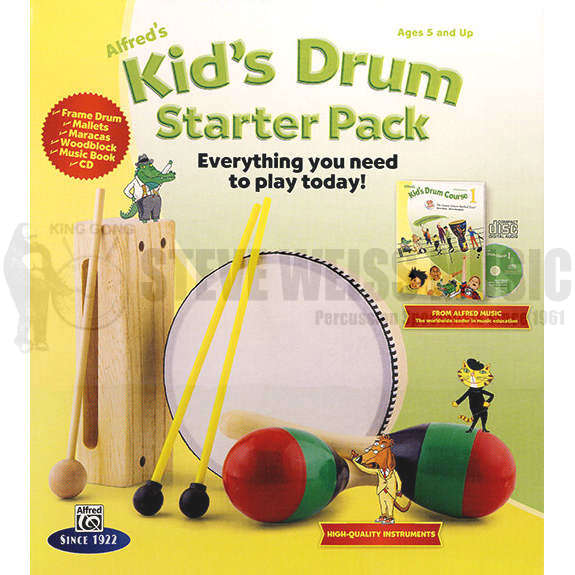 Alfred's Kid's Drum Starter Pack (includes book/CD/instruments)
