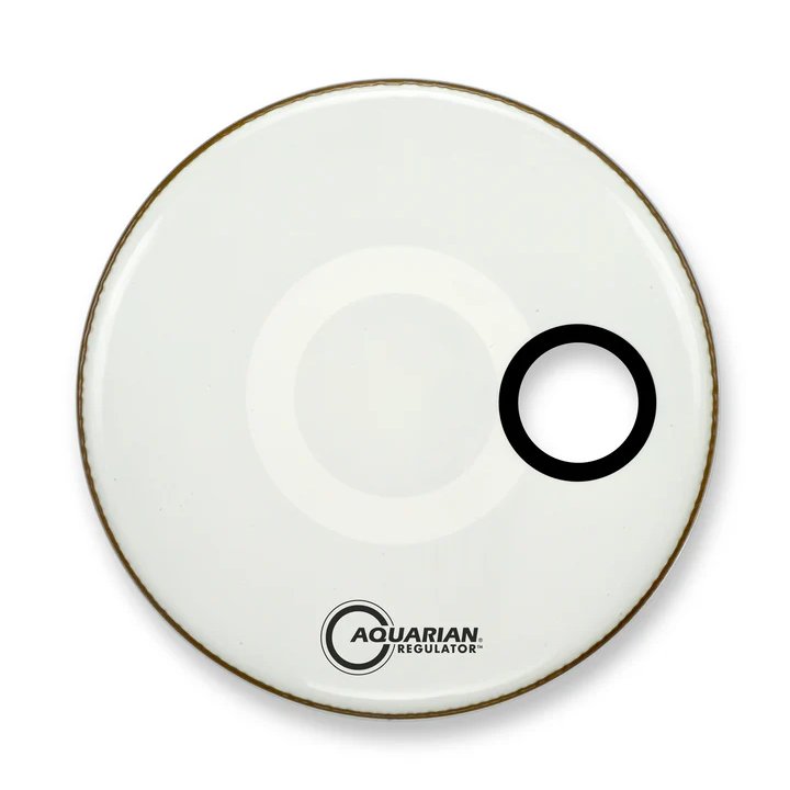 Aquarian Regulator Front Bass Head - White with Offset 4.75" Hole 20"
