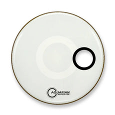 Aquarian Regulator Front Bass Head - White with Offset 4.75" Hole