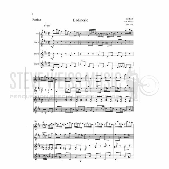 Bach-Badinerie BWV 971 arr. Klemke (SP)-V/3M