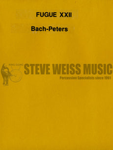 Bach-Fugue XXII arr. Peters (SP)-X/5M/CB