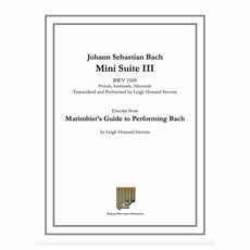 Bach-Mini Suite III arr. Stevens