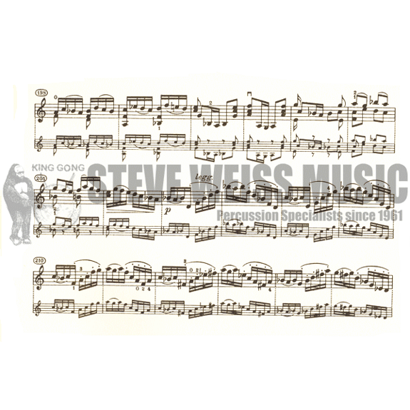 Bach-Sonatas and Partitas for Violin-Peters ed.-M