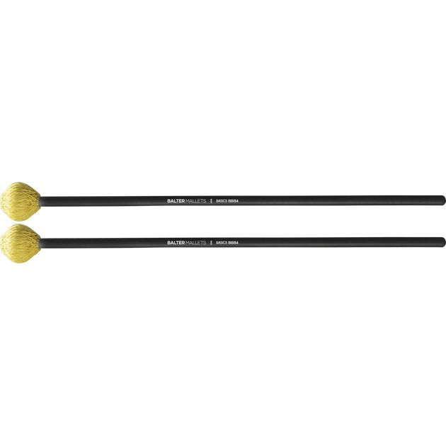 Balter Basics Series Birch BBB4 Hard Vibraphone Mallets Yellow Cord