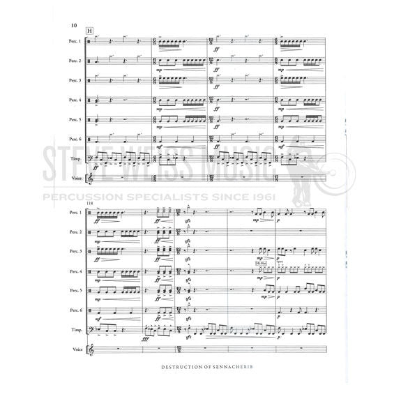 Barudin-Destruction of Sennacherib (SP)-4T/P/Spoken voice