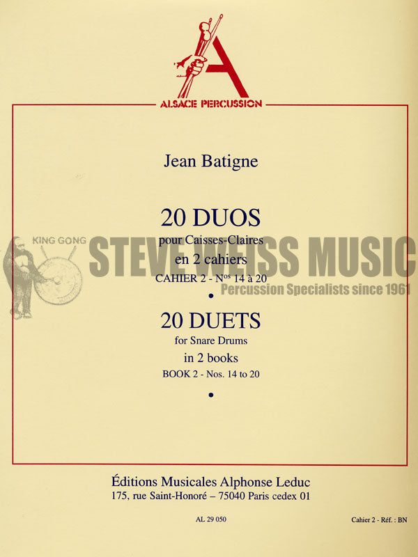 Batigne-20 Duets vol. 2