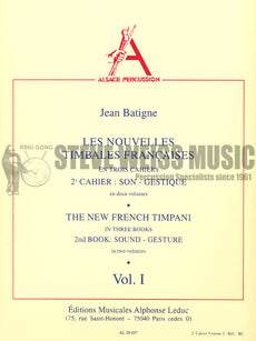 Batigne-vol. 1 New French Timpani 2nd Book: Sound-Gesture