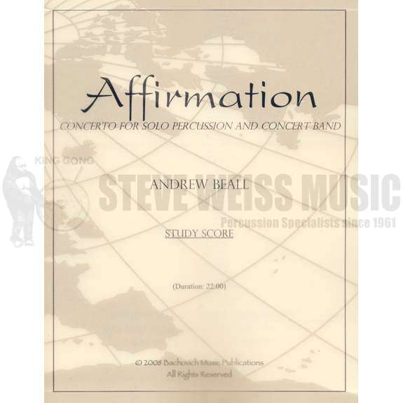 Beall-Affirmation (Study score w/solo part)-Solo M/P/Band