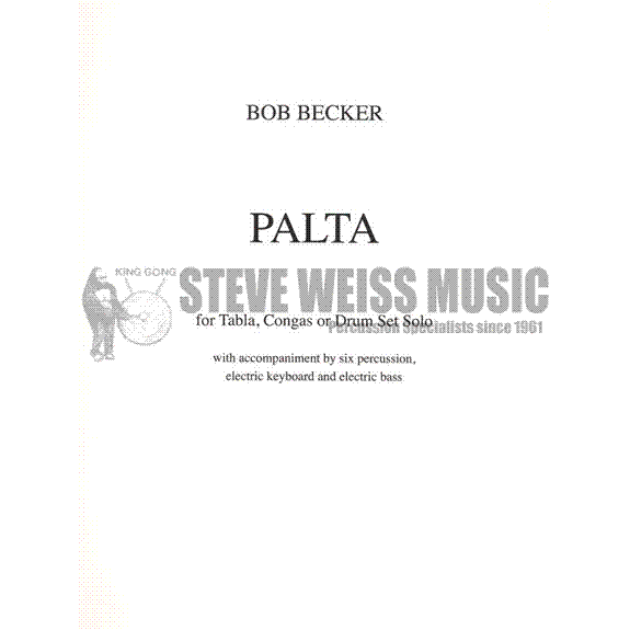 Becker-Palta-3 Tabla/Crot./M/2V/B/Almg./Gongs