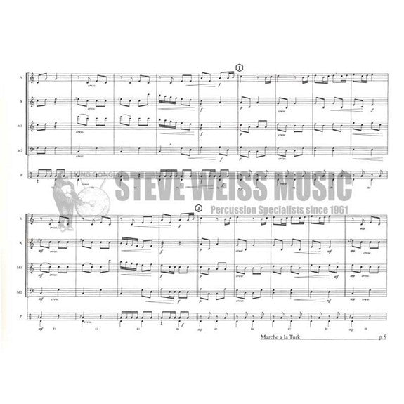 Beethoven-March a la Turk arr. Hernandez (SP)-V/X/M/P