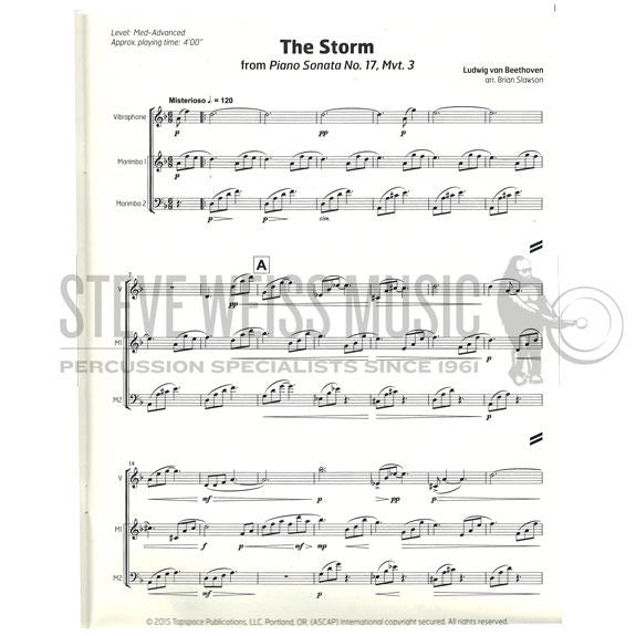 Beethoven - The Storm From Piano Sonata #17, mvt. 3 arr. Slawson (SP) - V/1-2M