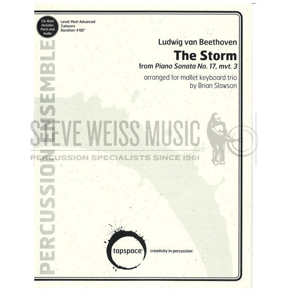 Beethoven - The Storm From Piano Sonata #17, mvt. 3 arr. Slawson (SP) - V/1-2M