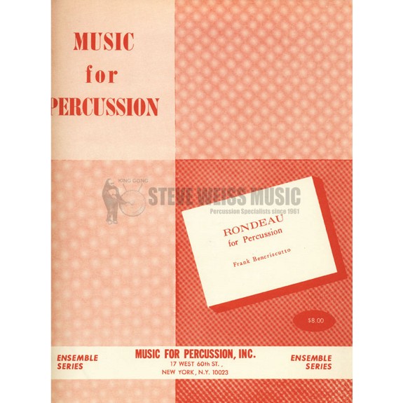 Bencriscutto-Rondeau for Percussion -P/4T/M/V/B-PN