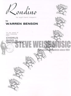 Benson-Rondino for 8 Hand Clappers (4S)-Non-Inst.