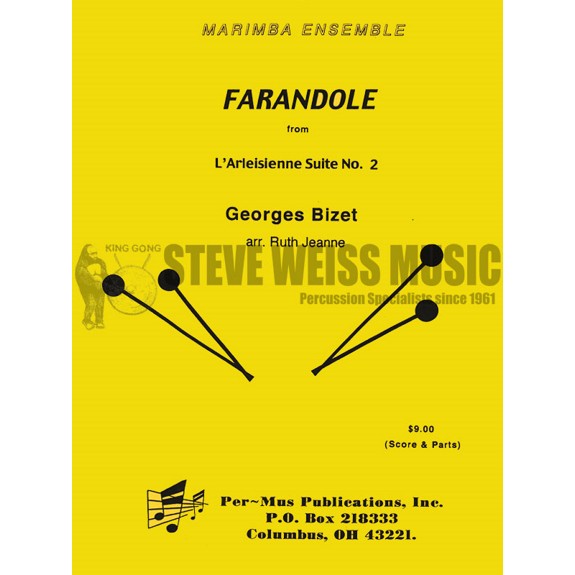 Bizet-Farandole from Arleisienne arr. Jeanne (SP)-3M