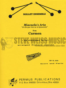 Bizet-Miacaela's Aria from Carmen(SP) arr. Janicki-B/V/C/4M