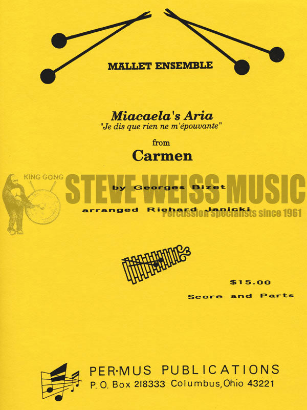 Bizet-Miacaela's Aria from Carmen(SP) arr. Janicki-B/V/C/4M