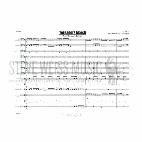 Bizet-Toreadors March arr. Groningen (SP)-B/opt. 2V/opt. 2-3 M/opt. BG/4T/P (Marching)