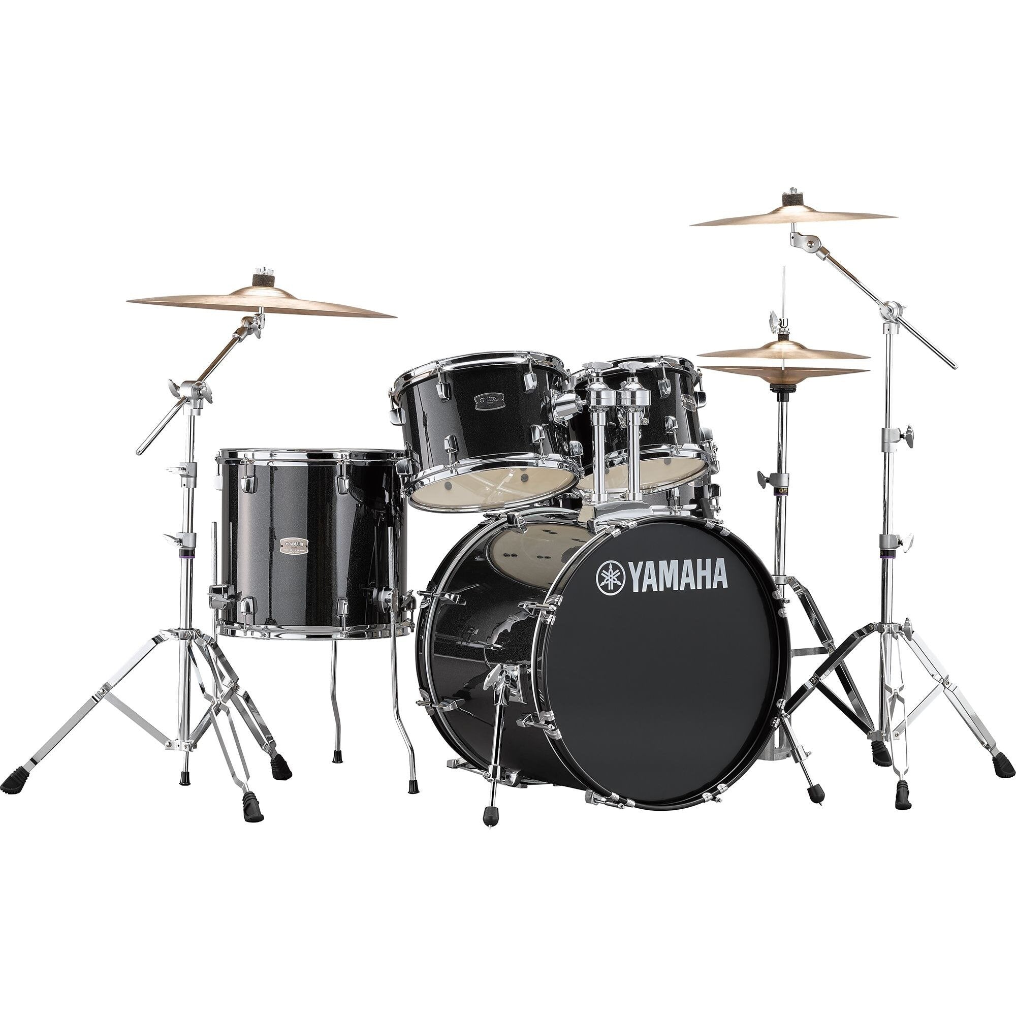 Black Glitter - Yamaha Rydeen Drumset w/Hardware 22,10,12,16,14x5.5