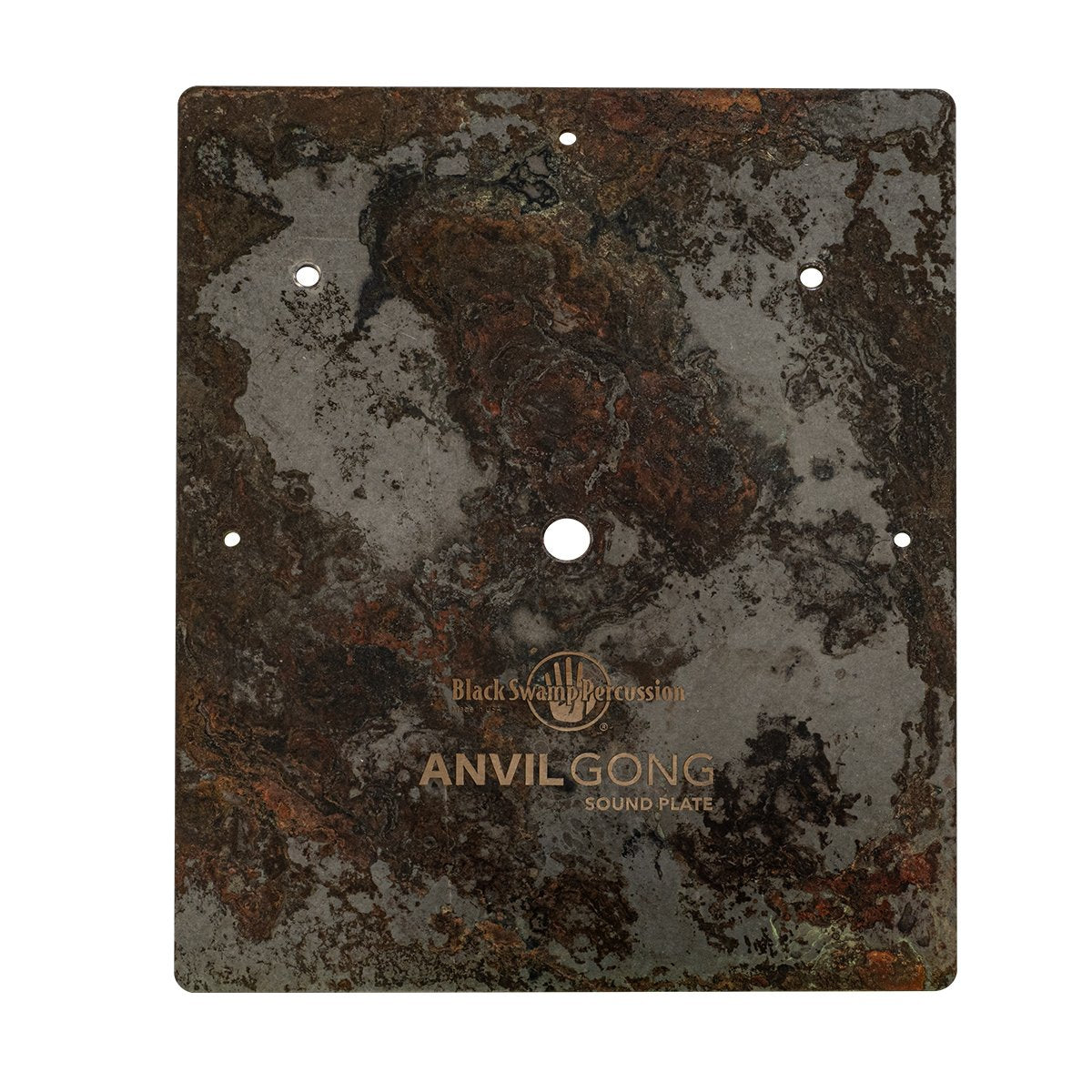 Black Swamp Anvil Gong - Rectangular Sound Plate - 10.5" - Image 1