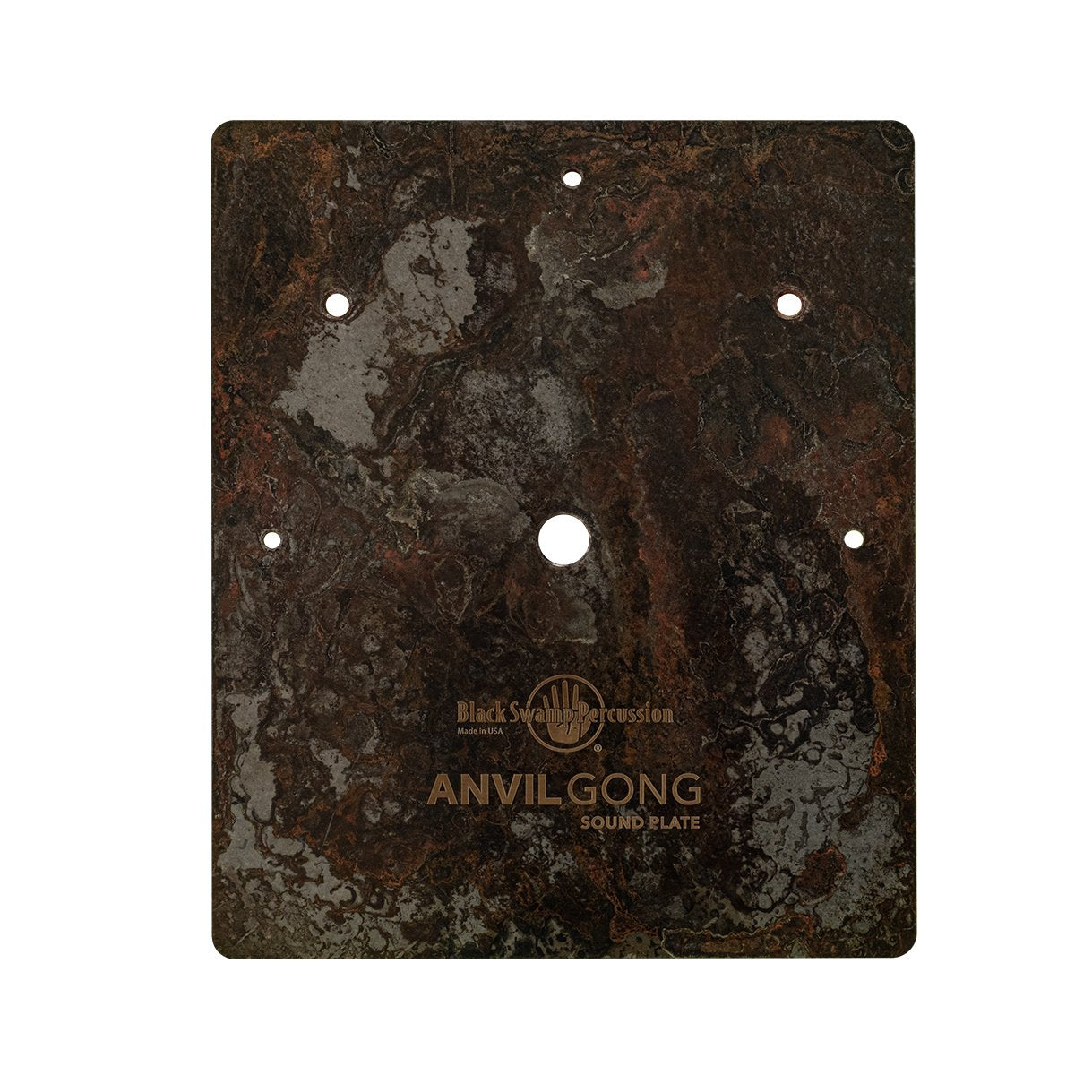 Black Swamp Anvil Gong - Rectangular Sound Plate - 8.5" - Image 1