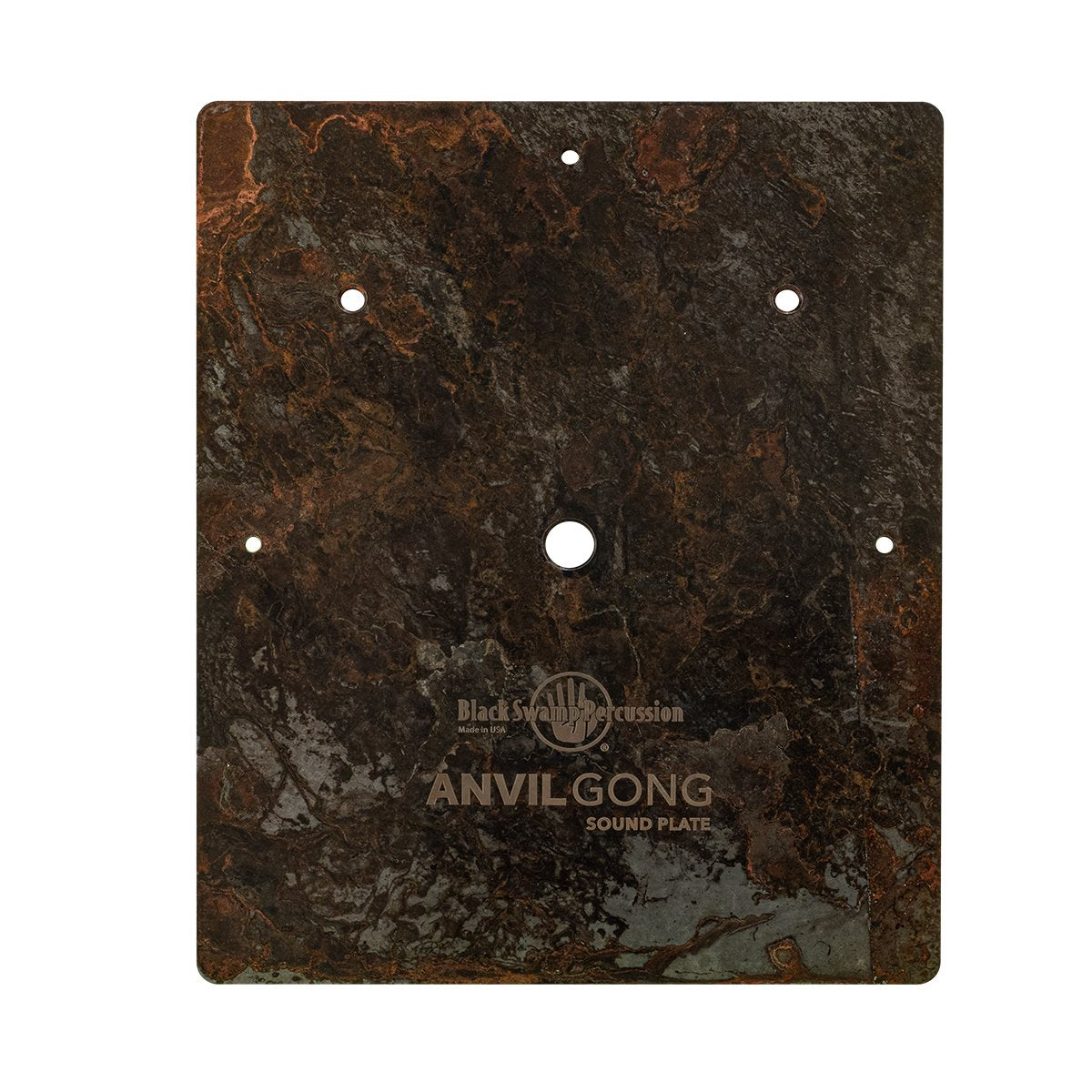 Black Swamp Anvil Gong - Rectangular Sound Plate - 9.5" - Image 1