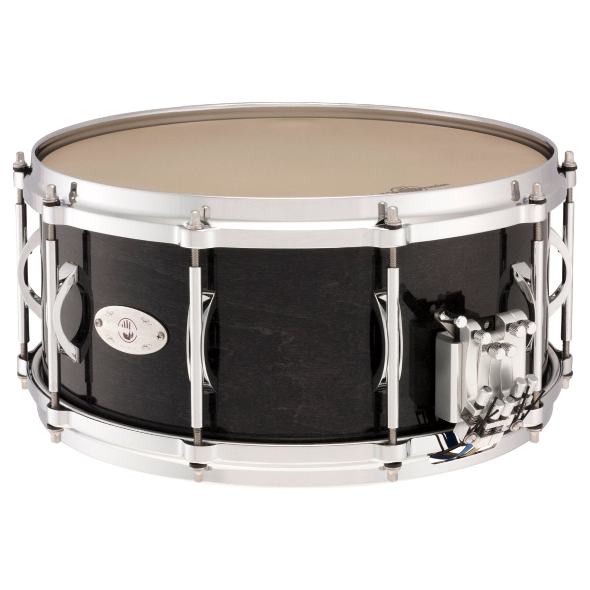 Black Swamp Maple Multisonic Snare Drum - 14" x 6.5" - Concert Black
