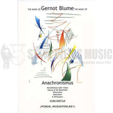 Blume-Anachronismus (SCORE ONLY)-P/SREC/AREC/VA/VC/ACC