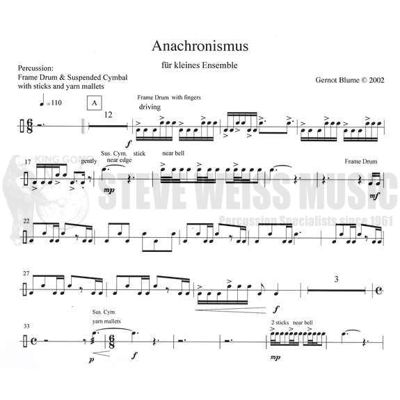 Blume-Anachronismus (SET OF PARTS)-P/SREC/AREC/VA/VC/ACC
