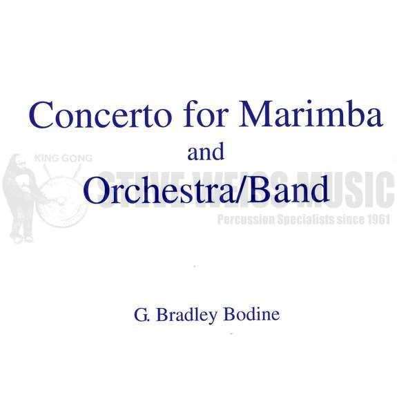 Bodine-Concerto for Marimba & Orchestra/Band (SP)-M/PN red.
