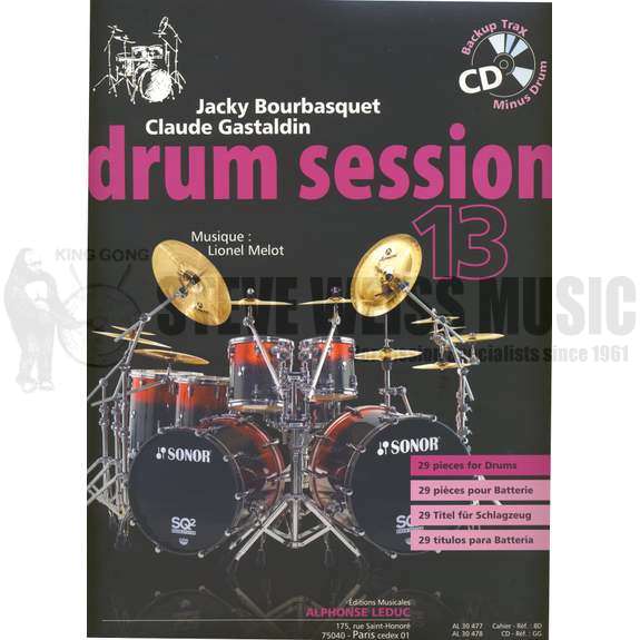 Bourbasquet/Gastaldin-Drum Session 13 (book w/CD)