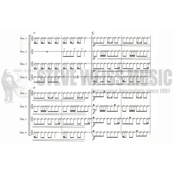 Boxall-Mad Hatters 4 Hi-hats/woodblocks SP