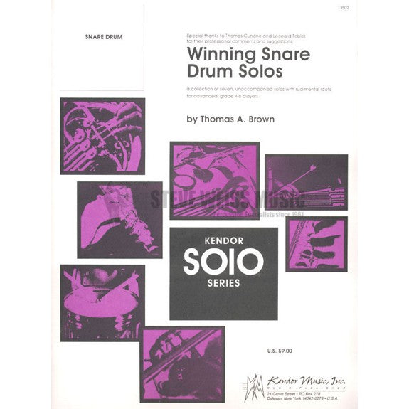 Brown, T.-Winning Snare Drum Solos-P