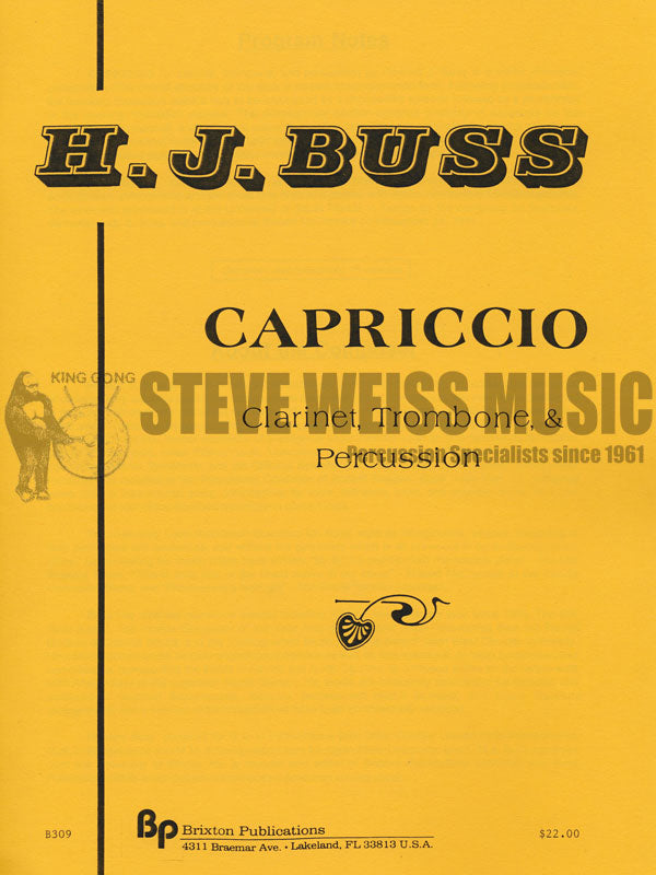 Buss-Capriccio-P/T/B/CL/TN