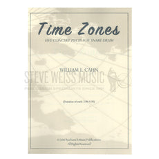 Cahn-Time Zones-Five Concert Pieces for Snare Drum-SD