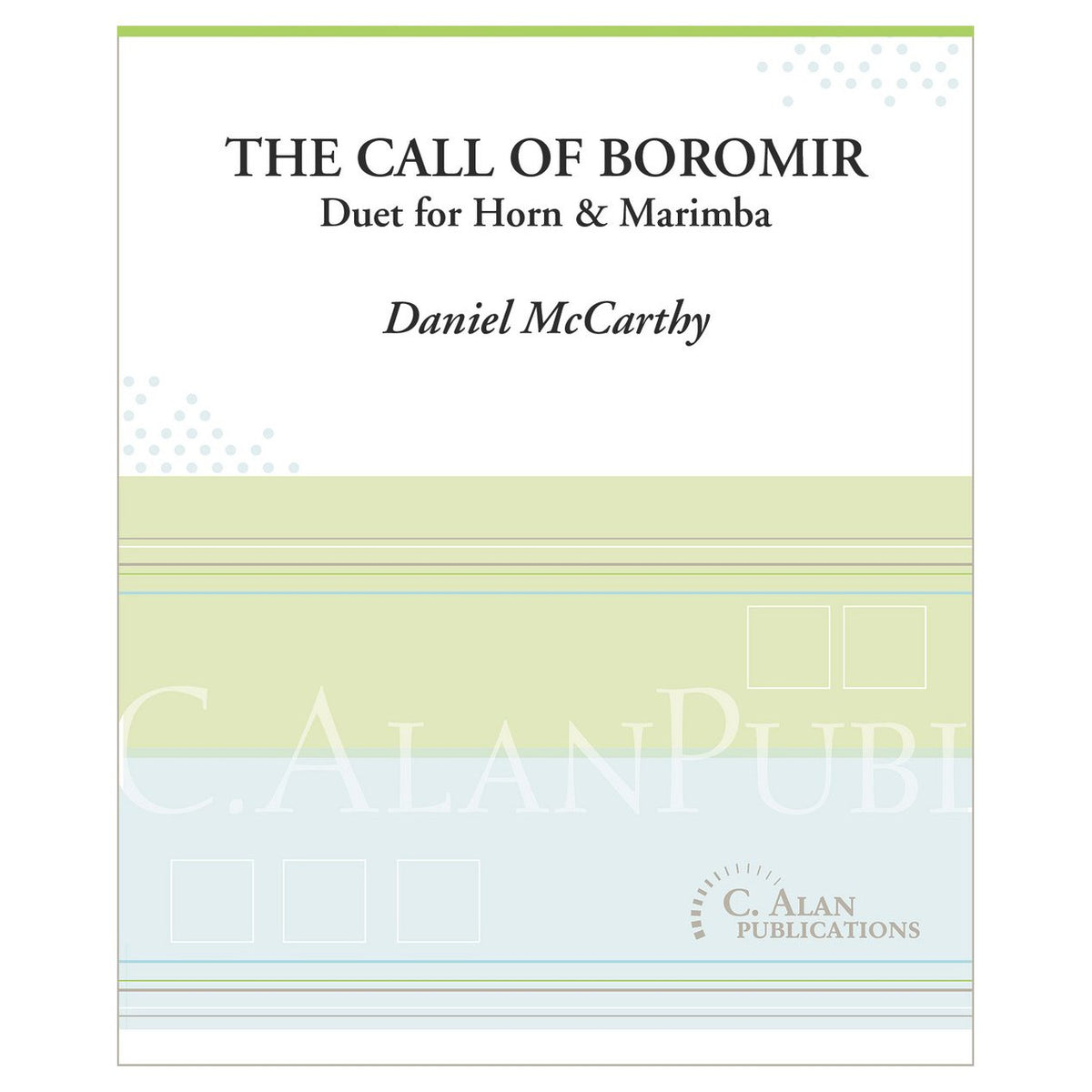Call of Boromir Daniel McCarthy Duet for Horn and Marimba Cover