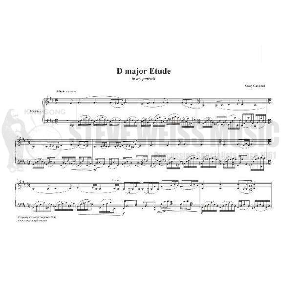 Cangelosi-Etude in D Major-M