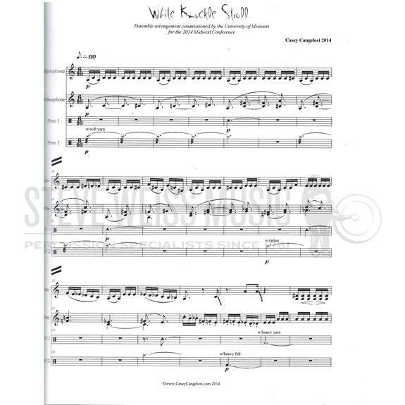 Cangelosi - White Knuckle Stroll (ENSEMBLE VERSION) (SP)- X/V/P