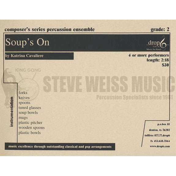 Cavaliere-Soup's On Silverware, bowls, etc. SP