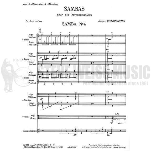 Charpentier-Sambas (No. 4)(SP)